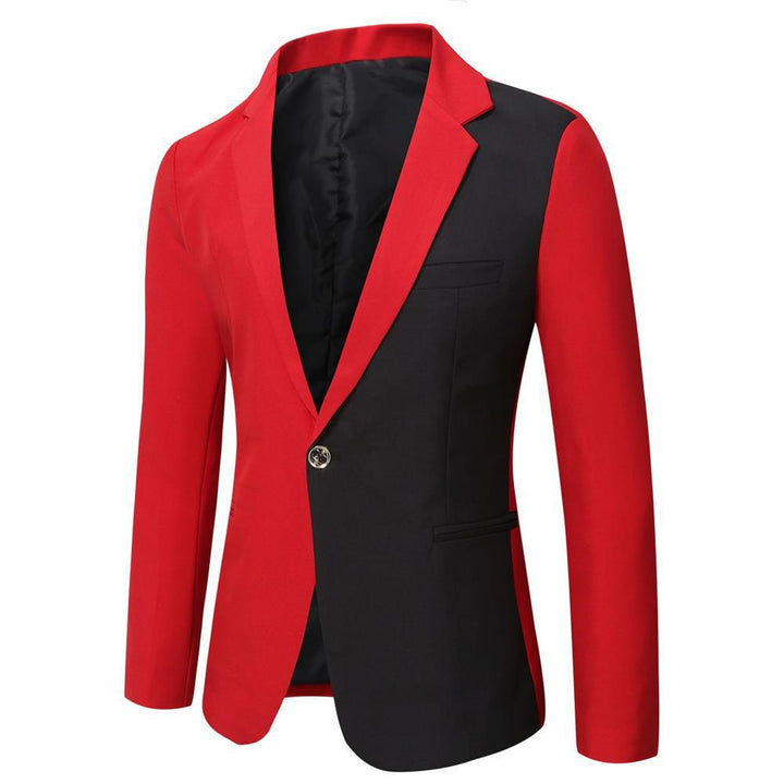 Herrer Dual-Tone Mål Blazer Stilla