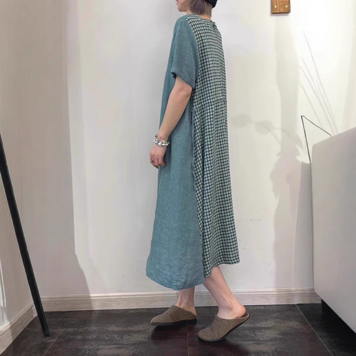 Dame Relaxed Fit Maxi Kjole med sidelæns bindebånd Stilla