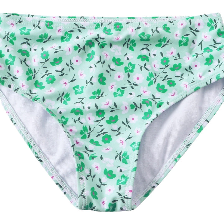 Dame bikiniset med svingende nederdel og luftig flæseudseende Stilla