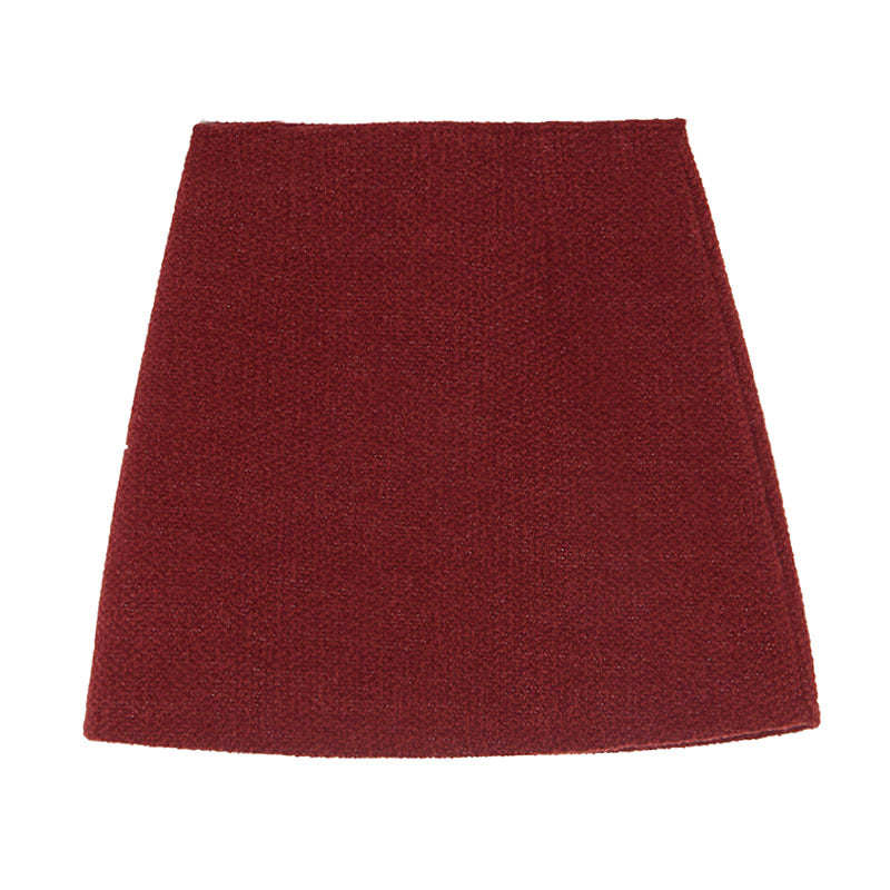 Dame Mini nederdel med struktureret design og blødt materiale Stilla