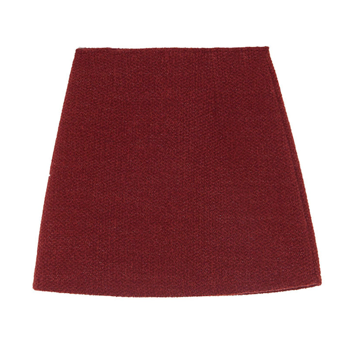 Dame Mini nederdel med struktureret design og blødt materiale Stilla