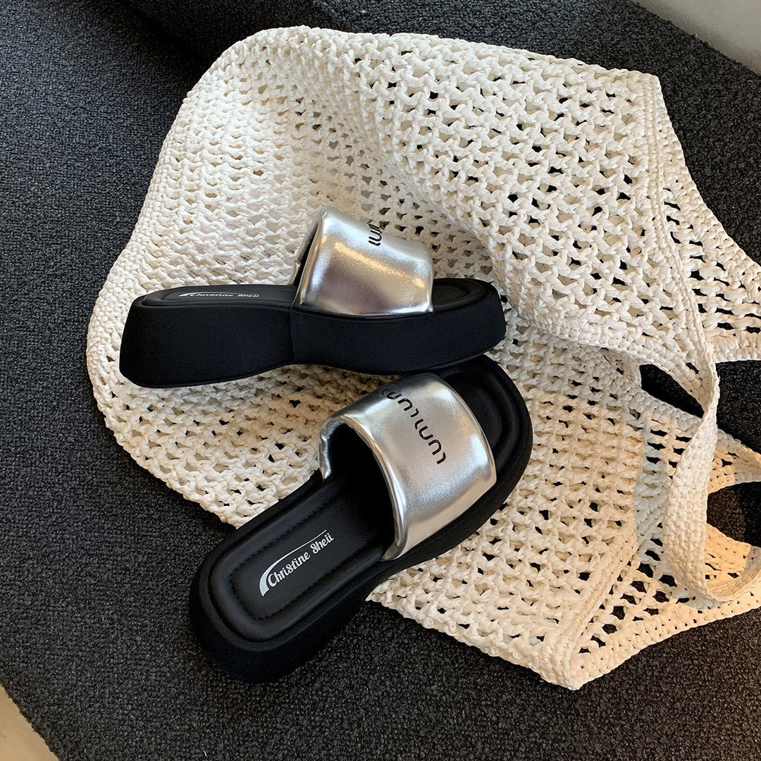Dame Styliske Komfort Slide Sandaler Stilla