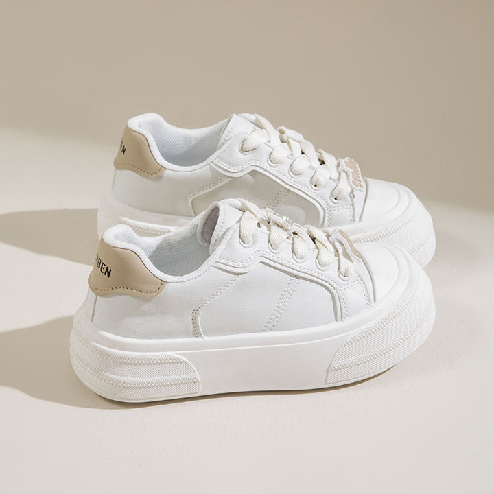 Dame platform-sneakers med åndbart overmateriale og dæmpet sål Stilla