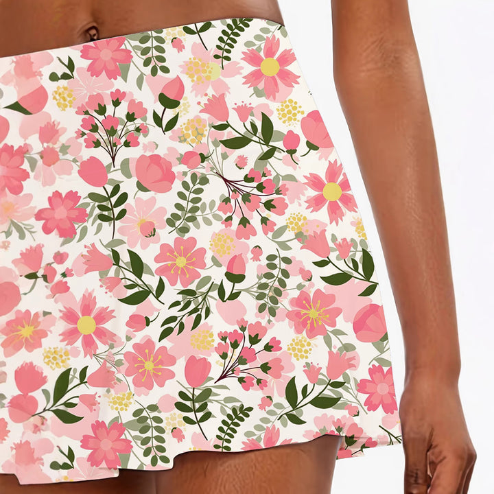 Femme Floral Sportsnederdel Stilla