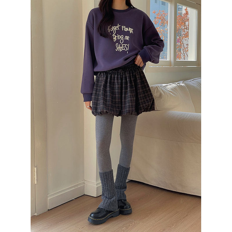 Dame moderne sweatshirt med broderet motiv og afslappet snit Stilla