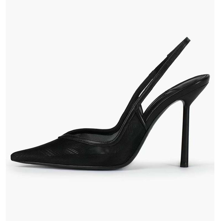 Femme Elegante Slingback Stiletto hæl med strukturerede detaljer Stilla