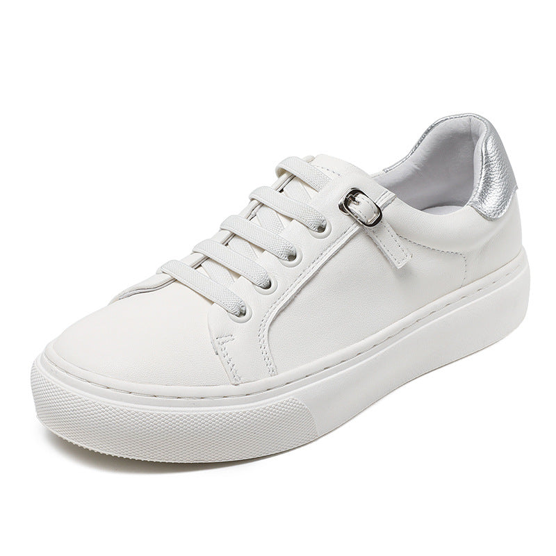 Dame Stilfulde Plateau-Sneakers med smarte detaljer Stilla