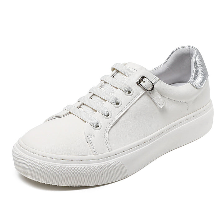 Dame Stilfulde Plateau-Sneakers med smarte detaljer Stilla