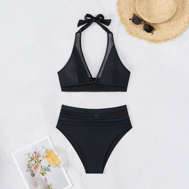 Dame Sporty Bikini med transparente indlæg Skovae