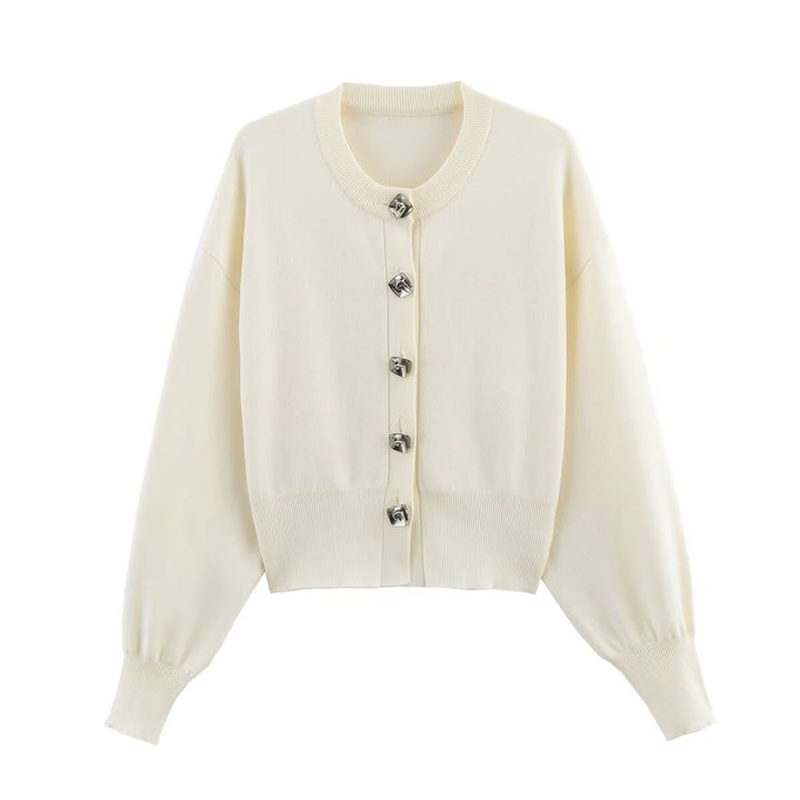 Femme Cozy Button-Up Cardigan Stilla
