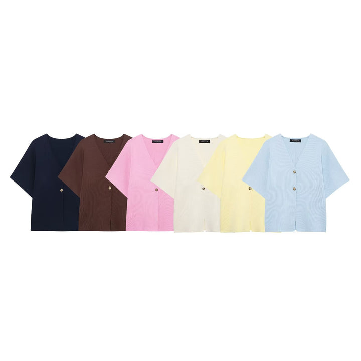 Femme Relaxed Fit Button-Up Bluse Stilla