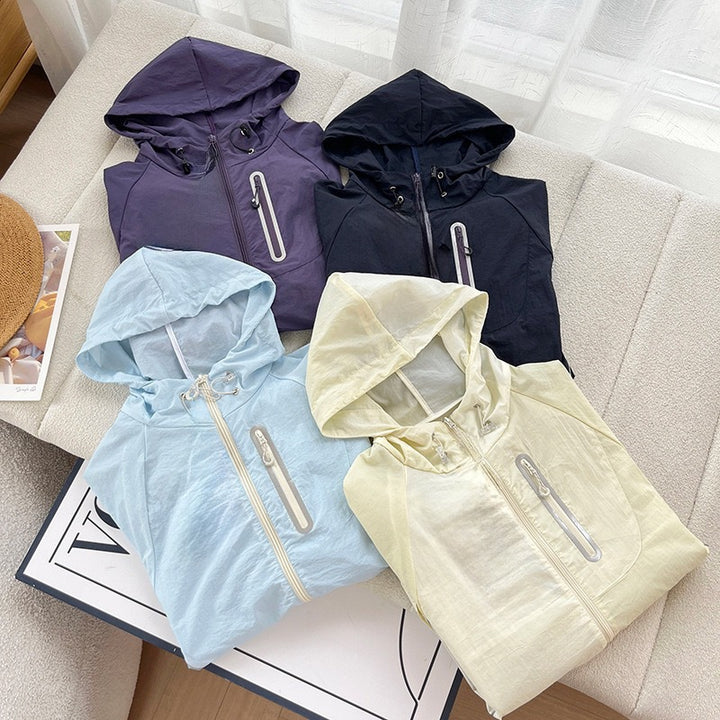 Kvindernes letvægts sportsjakke med innovativ hætte og åndbare egenskaber Stilla