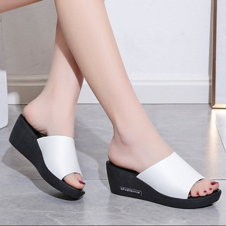 Dame Wedge-sandaler med skridsikker sål og blødt fodseng Stilla
