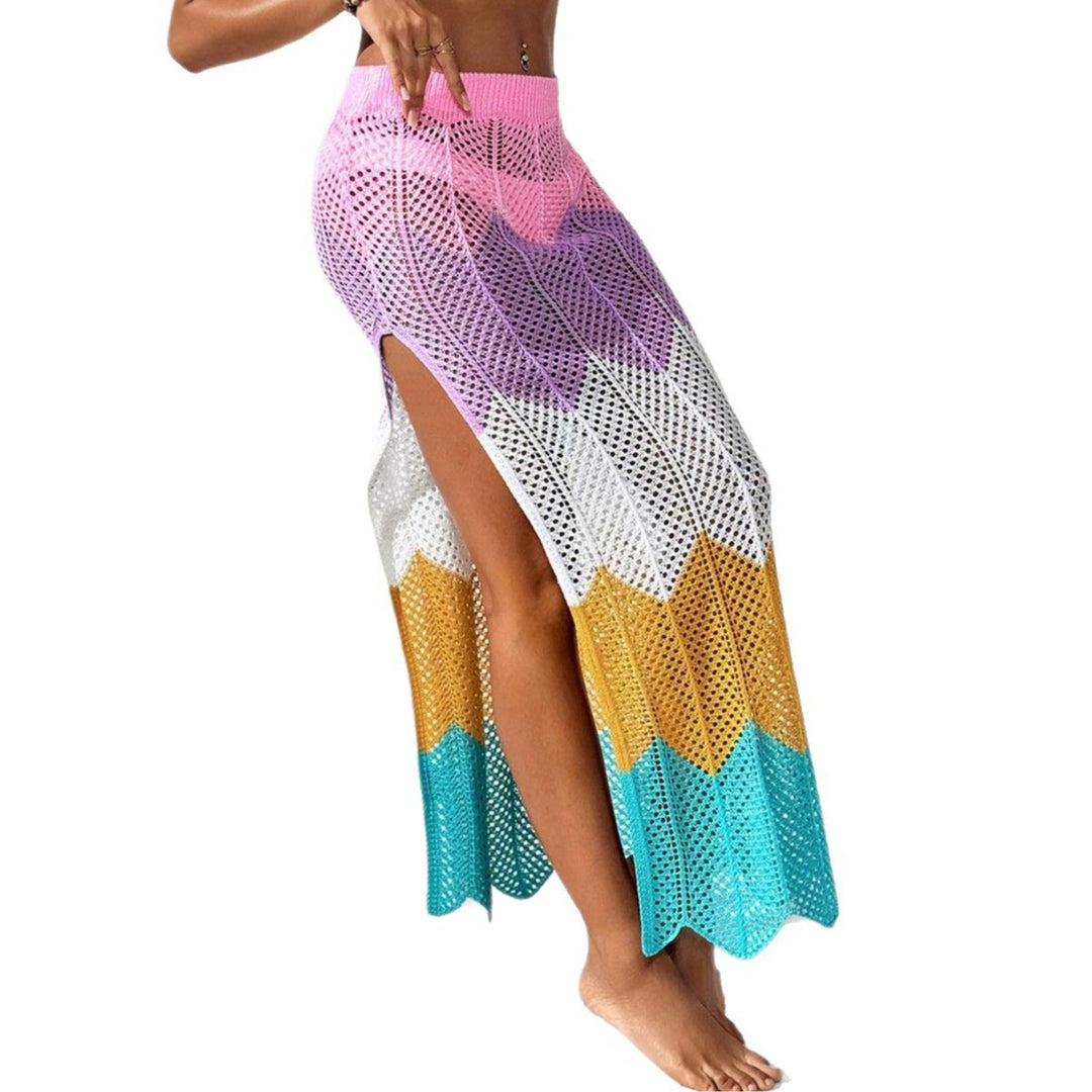 Dame Bohemian Hæklet Maxi Nederdel Cover-Up Stilla