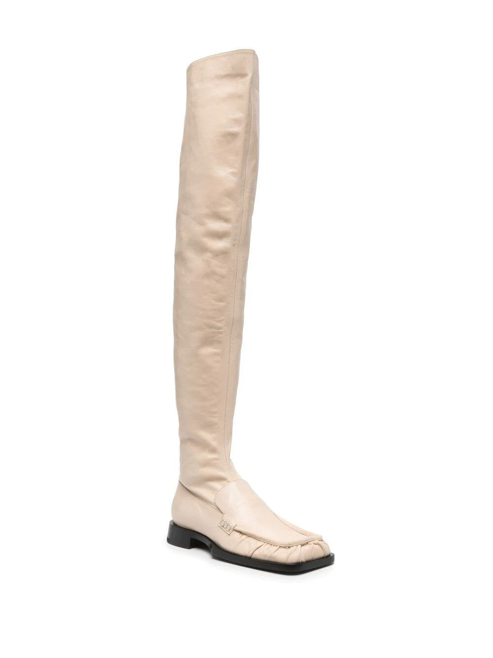 Dame Over-the-Knee Metallic Fashion Støvler med Lynlåsdetalje Stilla