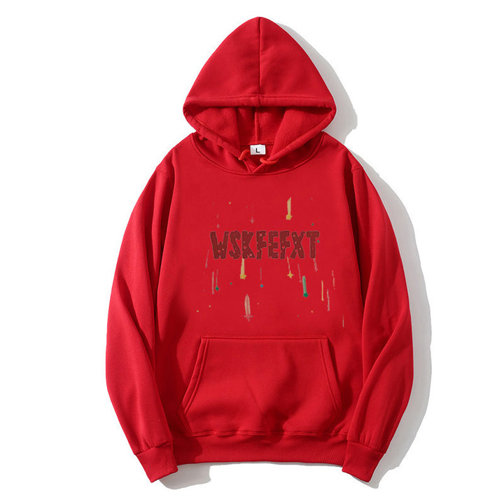 Kvinder hoodie med cool grafisk print Skovae