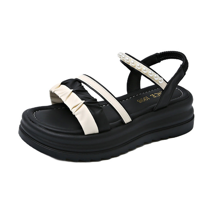 Femme Perleprydede Fritidssandaler Stilla