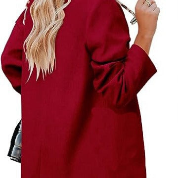 Dame klassisk blazer i moderne snit med elegant revers Stilla