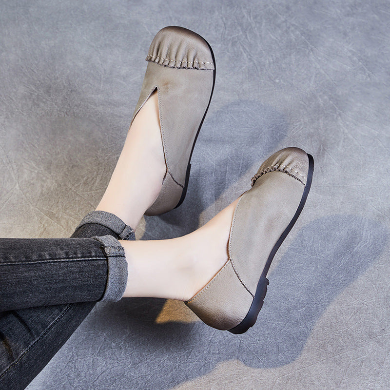 Dame stilfulde Slippers med unikt foldet design Stilla