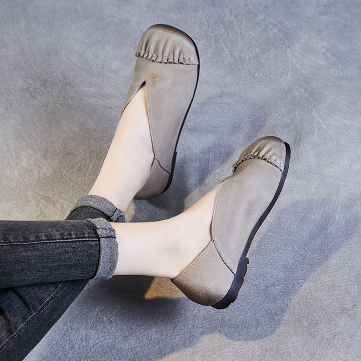 Dame stilfulde Slippers med unikt foldet design Stilla