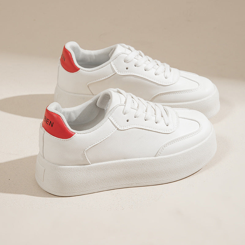 Dame Plateau-Sneakers med ergonomisk dæmpning og åndbar overfladestruktur Stilla