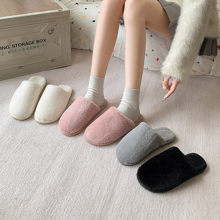 Dame fluffy pantofler med hyggeligt indvendigt for og skridsikker sål Stilla