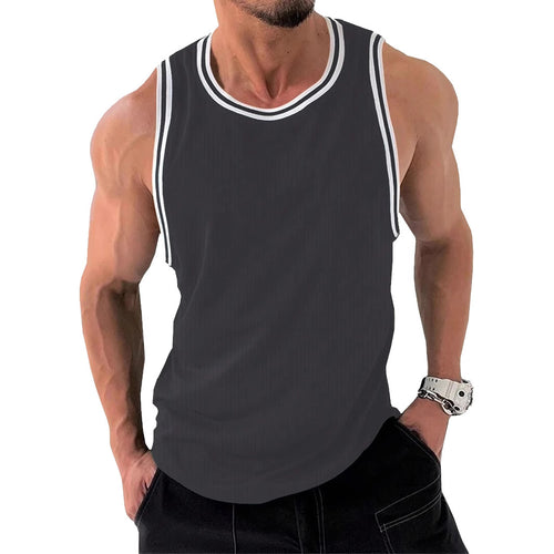 Herrernes Sporty Fitness Tanktop med åndbart materiale Stilla