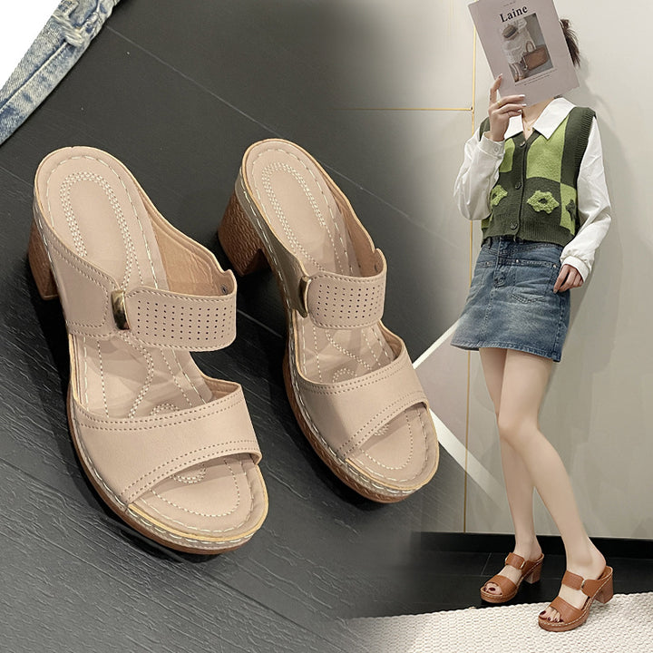 Dame Komfortable Hæl sandaler med moderne design Stilla