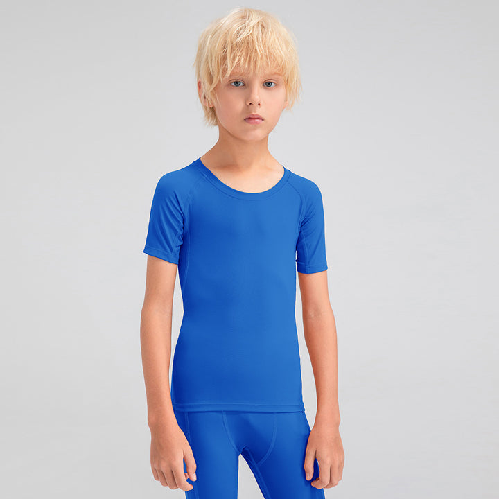 Drenge kortærmet sportsshirt med ergonomisk snit og UV-beskyttelse Stilla
