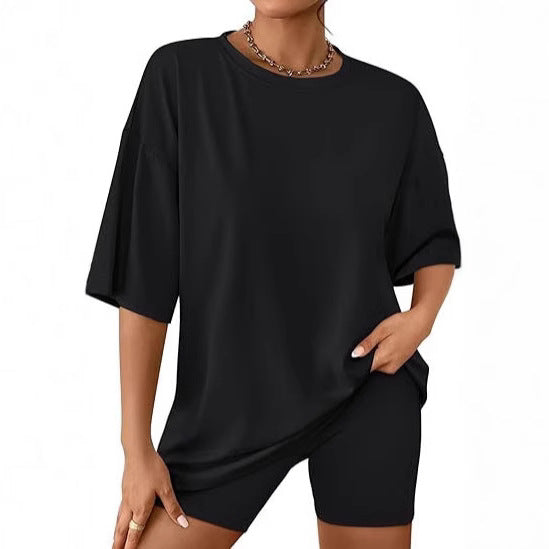Dame afslappet sæt bestående af T-shirt og shorts Stilla
