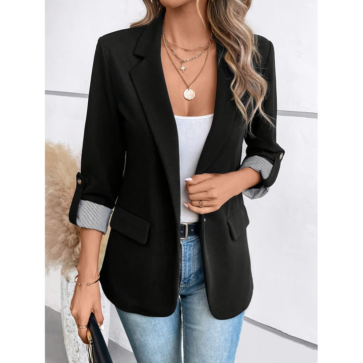 Femme Skræddersyet Blazer med Kontrastmanchetter Stilla