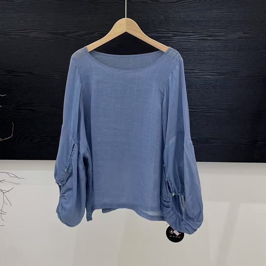 Dame Casual Ballonærme Bluse Stilla