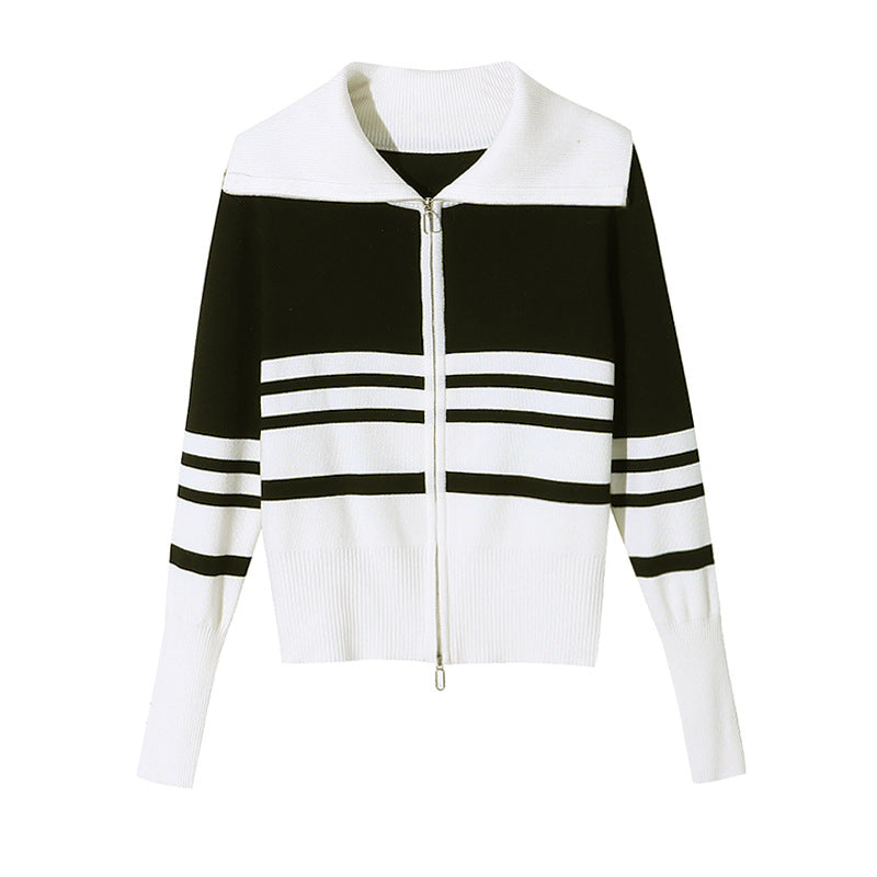 Kvindernes stilfulde zip-up cardigan Stilla