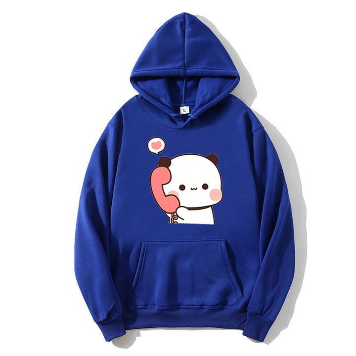 Dame hoodie med legende panda design Skovae