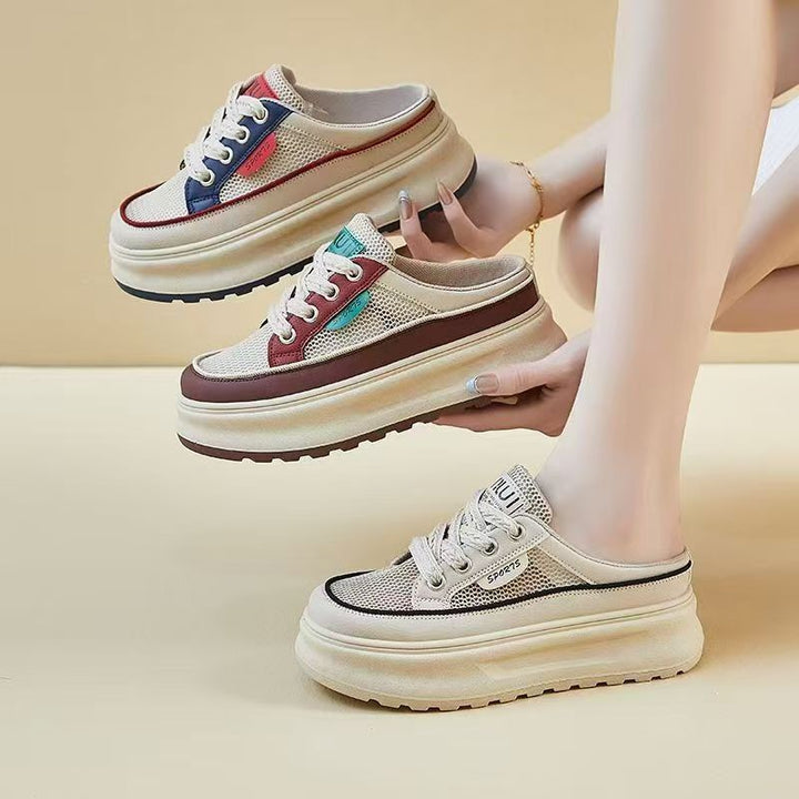 Dame behagelige sneaker med åndbart mesh-overmateriale og dämpende sål Stilla