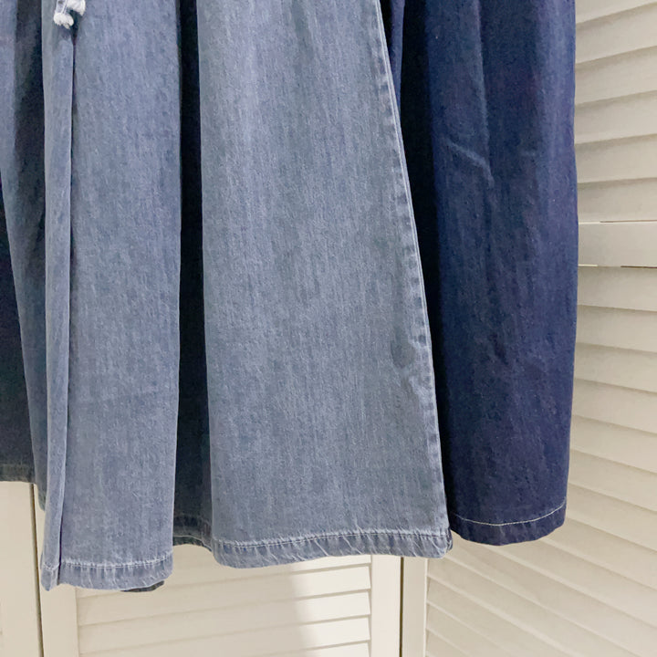 Dame Høj talje Denim Maxi-Nederdel Stilla