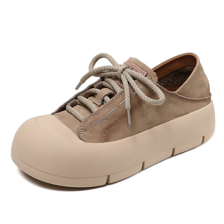 Dame Chunky-Sål Snørebånd Sneakers med åndbart Overmateriale Stilla