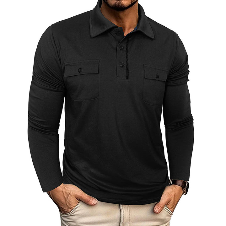 Herrer Langærmet polo shirt Stilla