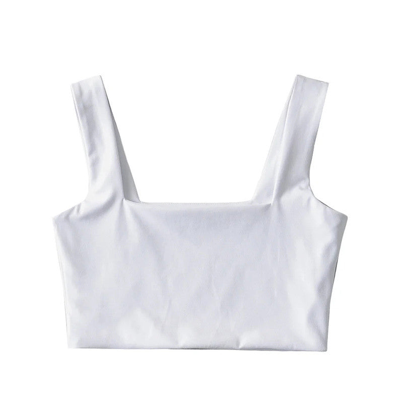 Femme Kvadrat-Udskæring Crop Top Stilla