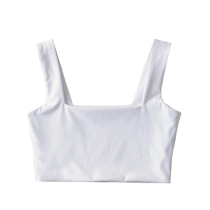 Femme Kvadrat-Udskæring Crop Top Stilla