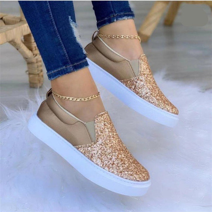 Dame Glimmer Slip-On Sko med moderne design og behagelig fodseng Stilla