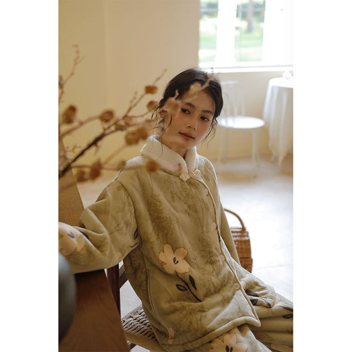 Damer Behagelig Pyjamas med blomstret Design Stilla