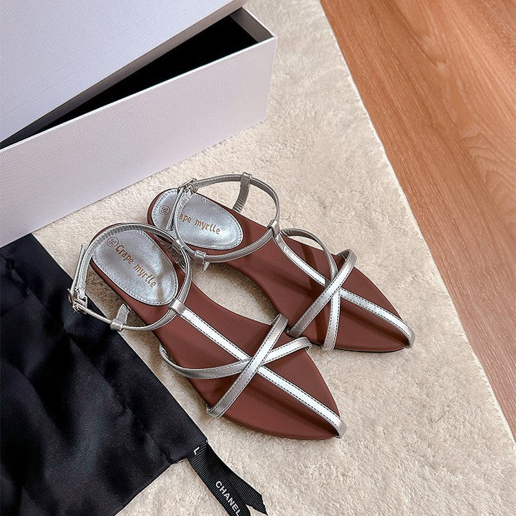 Dame Elegant Rem Sandaler Stilla