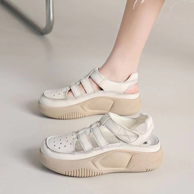 Dame Sneaker-Pantoletten med kølende åbninger og ergonomisk sål Stilla