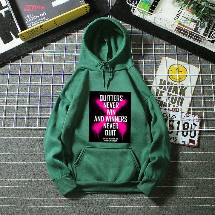 Dame hoodie med inspirerende motiv Skovae
