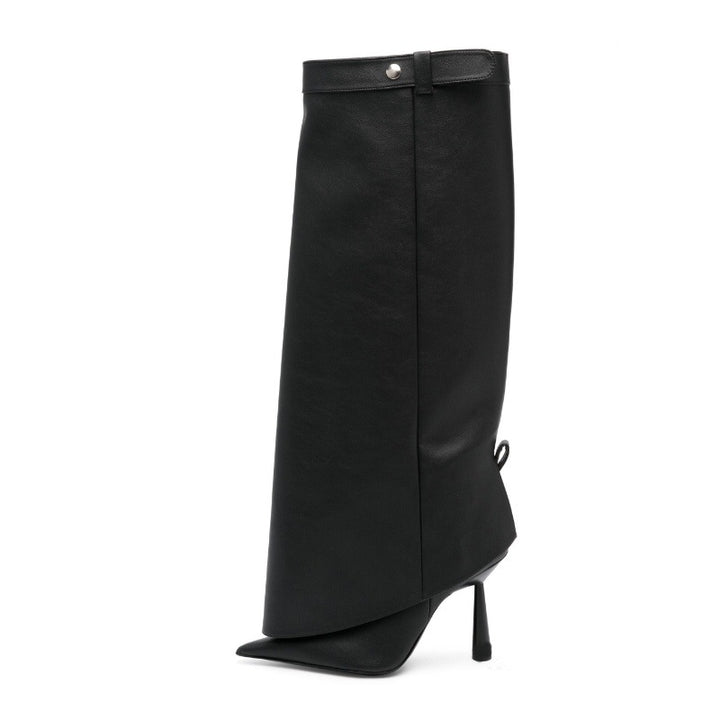 Femme Stilfulde Over-knæet Stiletto Hæle Stilla