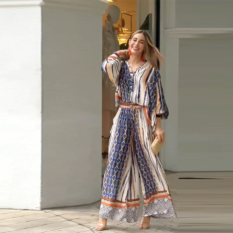 Stilla | Ensemble Bluse Og Bukser Boho