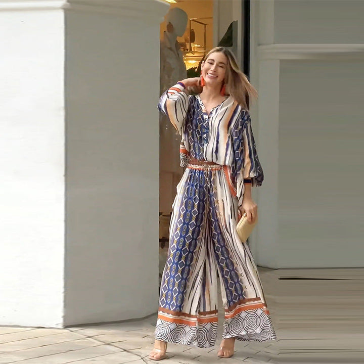 Stilla | Ensemble Bluse Og Bukser Boho