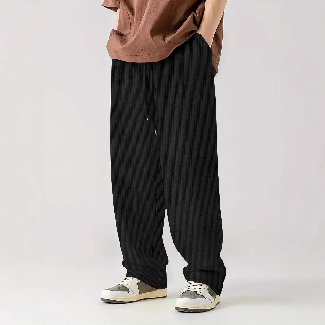 Herrer afslappet fritidsshorts med elastisk talje og lige snit Stilla