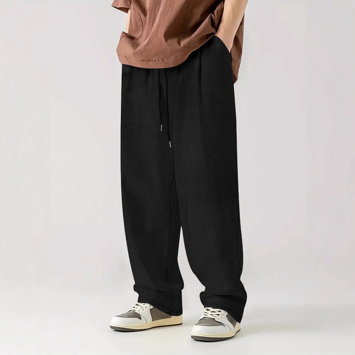 Herrer afslappet fritidsshorts med elastisk talje og lige snit Stilla